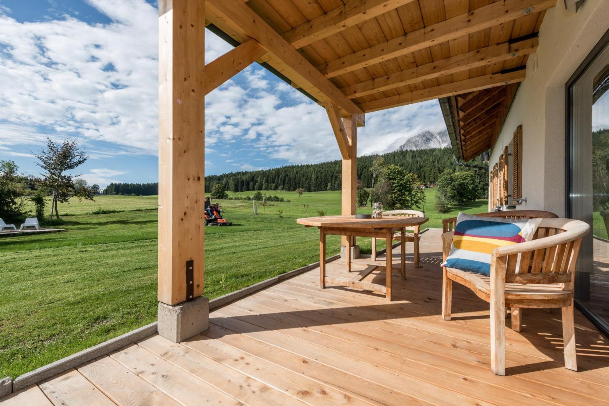 Naturchalet Hoeflehner - Heimgefuehl & Ruhelage An Loipe & Wanderweg Ramsau am Dachstein Exteriör bild