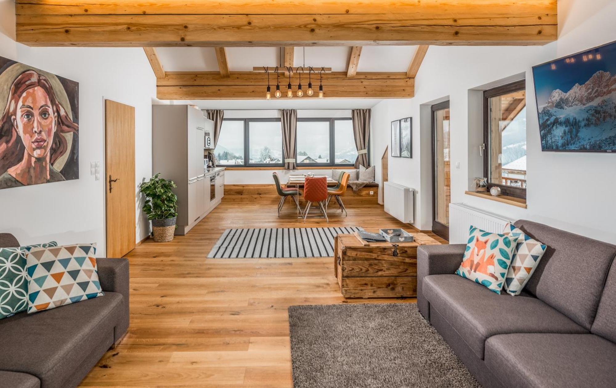 Naturchalet Hoeflehner - Heimgefuehl & Ruhelage An Loipe & Wanderweg Ramsau am Dachstein Exteriör bild